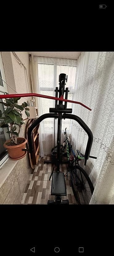 Çoxfunksiyalı trenajor – kabel blok sistemi ilə - Üst dəstlərlə