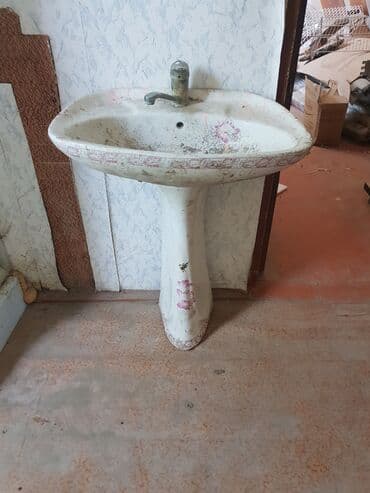 hamam üçün tülpan: Б/у Умывальник, Керамика, Без гарантии, Самовывоз — 2