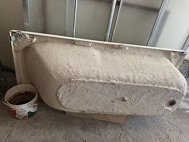 hamam dekoru: Vanna + sürgülü duş arakəsməsi komplekti Məhsul təsviri: - — 1