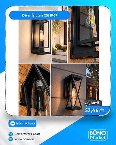 Divar işıqları – Çöl IP67 - Açıq məkanlar üçün divar bra-aparı — 1