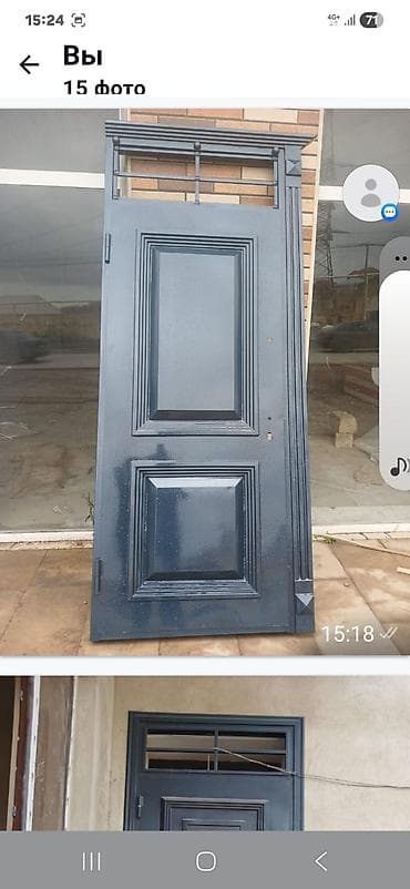 demir setkalar: Dəmir Həyət darvazası, Yana açılan, Mexaniki, rəng - Qara, Kredit yoxdur — 8