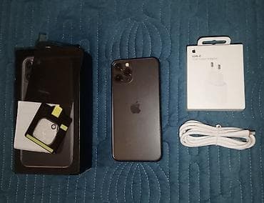 adapter iphone: IPhone 11 Pro, 64 GB, Space Gray, Face ID, Simsiz şarj, Sənədlərlə — 4