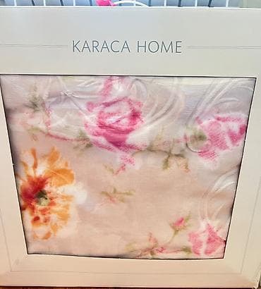karaca баку: Новый цвет - Розовый Хлопок Плед — 1