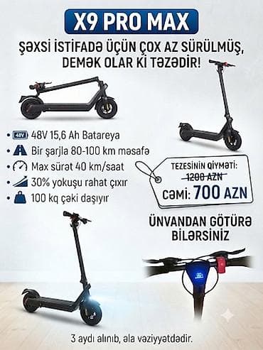 Nəqliyyat: - X 9 Pro Max — 5