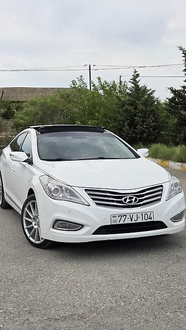 g30 disk: Hyundai Grandeur/Azera sedan – ağ rəng, şüşəbəndli panoramik lyuklu — 3