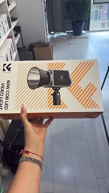 video reqistrator: K&F Concept 60W COB LED Video Light - Güclü 60W COB LED mənbə — 1