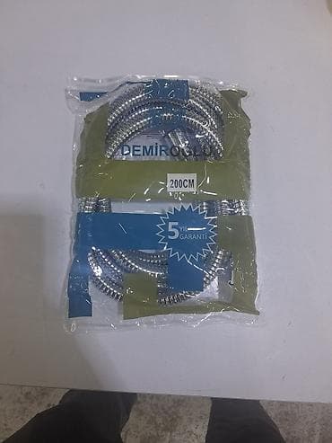 sandık: Duş şlanqı – DEMİROĞLU - Uzunluq: 200 sm - Material: xrom örtüklü — 1