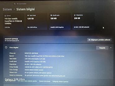 i7 prosessor: İşlənmiş HP 15.6 ", Intel Core i3, 256 GB, Ünvandan götürmə — 5