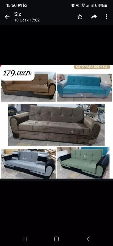 ofis əşyaları: Di̇van-kravat, Açılan, Bazalı, Pulsuz çatdırılma — 10