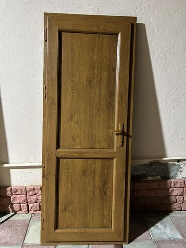 Taxta fakturalı qapı - Material: ağac teksturalı panel (ağac