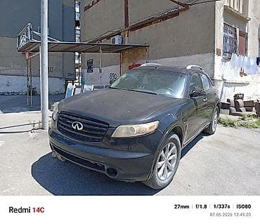 Infiniti FX (fX45 seriyasına bənzər) krossover Xüsusiyyətlər: -