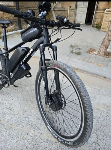 velosiped təmiri: Yeni Elektrik velosipedi Trinx, 29", sürətlərin sayı: 12, 500-750 Vt, Ünvandan götürmə — 5