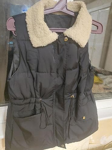 dəri əlcək: Jilet, L, rəng - Qara — 1