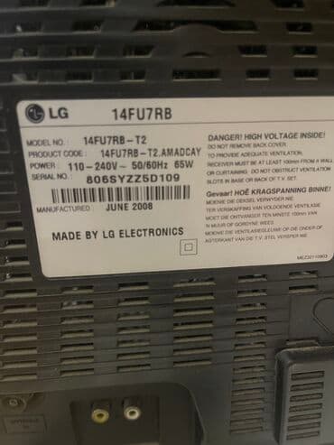 lg azerbaijan: İşlənmiş Televizor LG 24" Ünvandan götürmə — 2