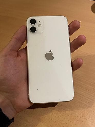 IPhone 11, 128 GB, Ağ, Barmaq izi, Face ID