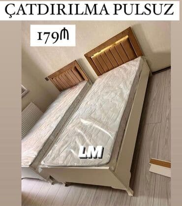 tek neferlik carpayilar: Təknəfərlik çarpayı, Matras ilə — 1