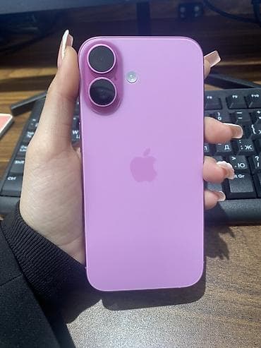 iphone 6s satilir: IPhone 16, 128 ГБ, Розовый, Face ID — 1