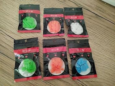 Notebook/kompüter portları üçün silikon qoruyucu tıxaclar dəsti -