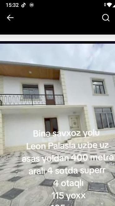 qubada satilan evler 2025: 4 otaqlı, 4 kv. m — 6