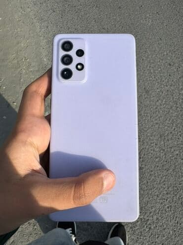 Samsung Galaxy A72, 128 GB, rəng - Bənövşəyi, Barmaq izi