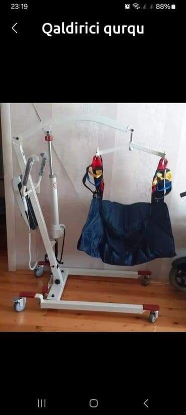 Qaldırıcı qurğu – xəstə və hərəkət məhdudiyyətli şəxslərin təhlükəsiz