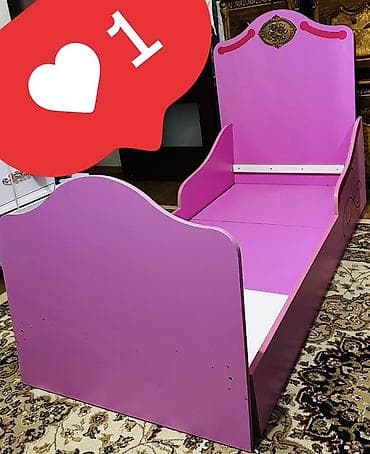 berber mebeleri: Qız üçün, Çarpayı, Matrassız, Siyirməsiz — 1