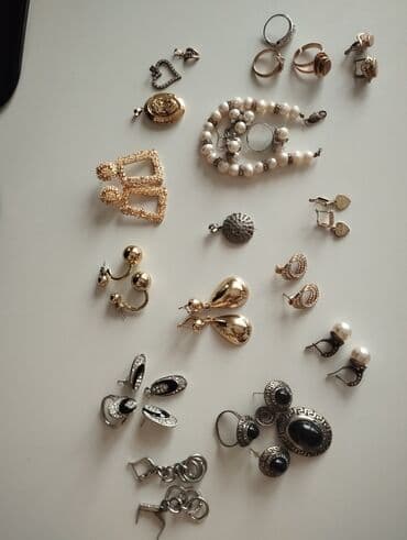 xari bulbul yaxa sancagi: Qadın bəzək əşyaları dəsti – müxtəlif üslub və materiallarda - — 1