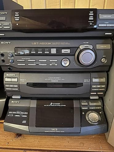 Sony musiqi mərkəzləri və akustik sistemlər dəsti 1) Sony LBT-XB33K