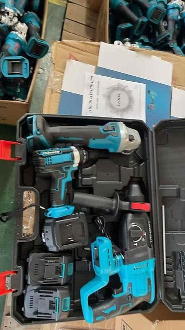 daslar: Akkumulyatorlu elektrik alətləri dəsti Tərkib: - Zərbə funksiyalı — 1