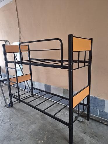 Uşaq mebeli: Oğlan və qız üçün, Çarpayı, Matrassız, Siyirməsiz, Dəmir — 3