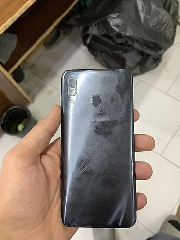 apple iphone 3g: Samsung Galaxy A30, 32 GB, rəng - Göy, Barmaq izi, İki sim kartlı, Face ID — 1
