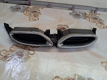 Avtomobil üçün dekorativ arxa egzoz ucluqları (cüt) - Forma: oval