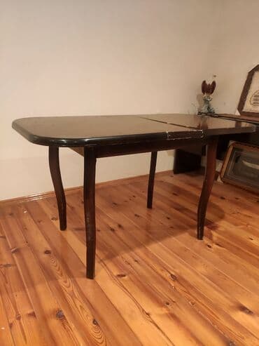 qara dikt: Qonaq masası, İşlənmiş, Açılan, Fanerka (dikt), Oval masa — 2