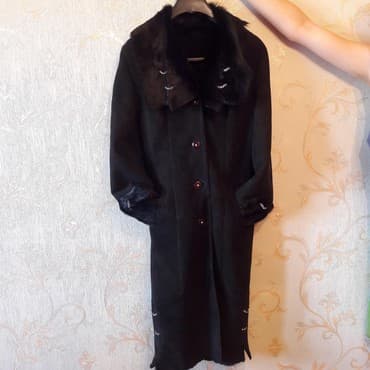 qadınlar üçün xəz palto: Дублёнка Женская стильная натуральная длинная и тёплая,в прекрасном — 5