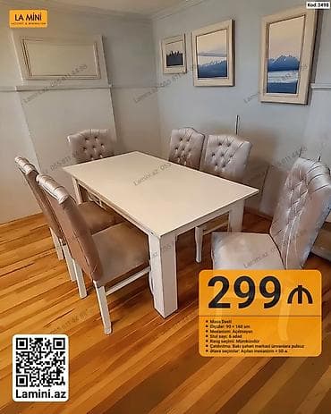 balkon stul: La Mini masa dəsti - Ölçülər: 90 × 160 sm - Mexanizm: Açılmayan - — 1
