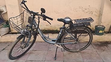 Musiqi alətləri: Şəhər tipli elektrik velosipedi Xüsusiyyətlər: - Ön təkərdə elektrik — 1