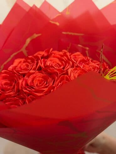 Ковры: Mavi süni qızılgül – dekorativ aksesuar - Canlı, parlaq mavi rəngli — 3