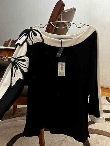 usta geyimi: Sviter, 2XL, 3XL, rəng - Qara — 3