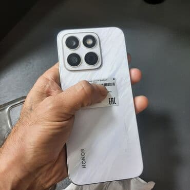 telefon sensor: Honor X8c, rəng - Ağ, Sensor — 1