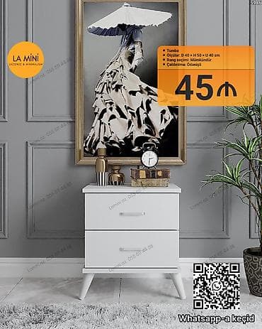 hicab sekilleri: Tumba – LA Mini (Laconic & Minimalism) - Ölçülər: Dərinlik 40 sm — 1