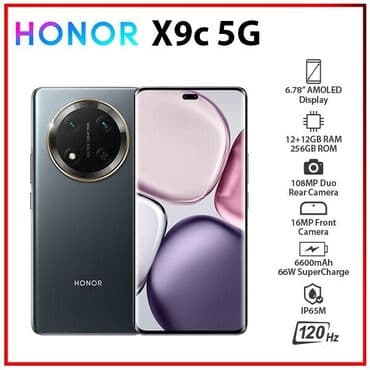 su filterləri: Honor X9c, 256 GB, rəng - Qara, Barmaq izi, İki sim kartlı — 3