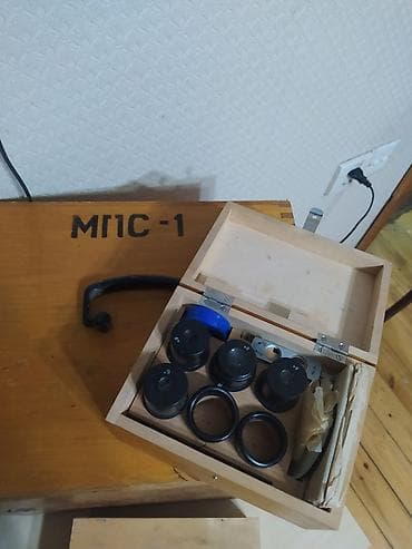 durbinlər: MPS‑1 metalloqrafik mikroskop – binokulyar başlıqla Salam. Bu model — 5