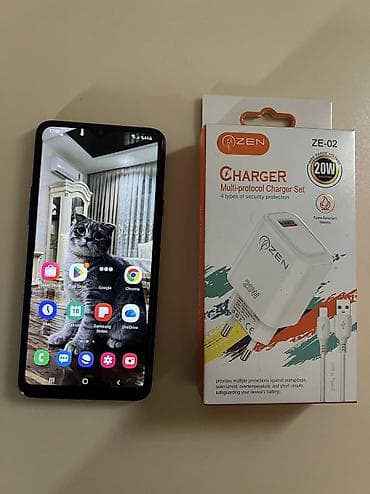 discover note 13 plus tablet: Samsung Galaxy A20s, 32 GB, rəng - Mavi, Sensor — 2