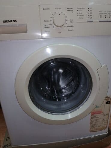 siemens: Paltaryuyan maşın Siemens, 6 kq, Təmirə ehtiyacı var, Yarımavtomat, Qurutmasız, Kredit yoxdur, Ünvandan götürmə — 1