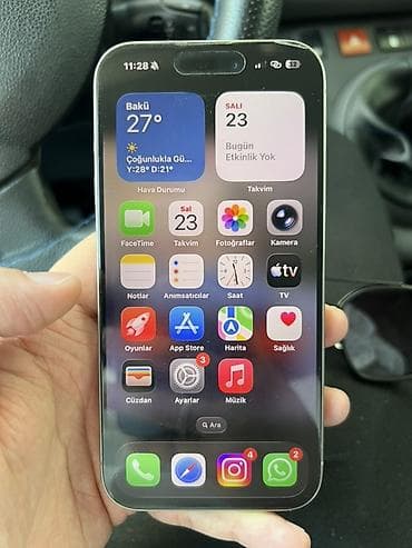 iphone 5s ekran: IPhone 15 Pro, White Titanium, Face ID — 2