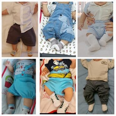 детские летние шорты: Hamisi birlikde 57 azn, tek-tek 7/17 azn hamisini alana — 1