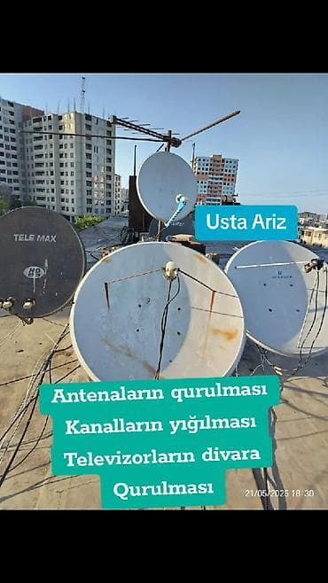 Krosnu ustası kanalların yığılması televizorların divara