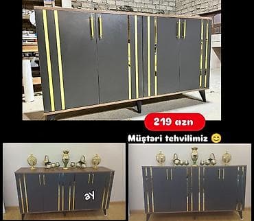 tek kravat gence: Komot - Dizayn: Tünd boz (antrasit) ön panellər, qızılı vertikal — 1