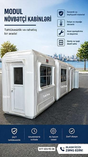Modul Növbətçi Kabinləri – təhlükəsizlik və rahatlıq bir arada Məhsul