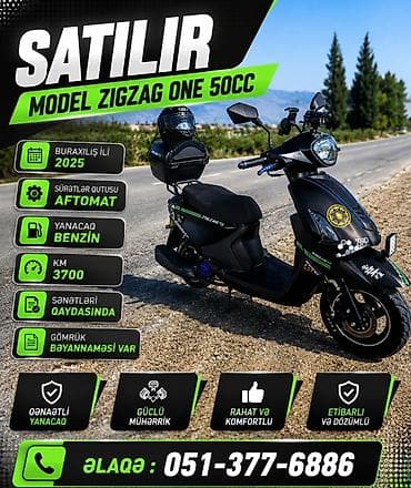 zigzag moped: 50 sm3, 2024 il — 1